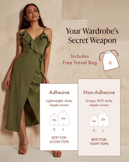 Triangle Non-Adhesive Nipple Covers